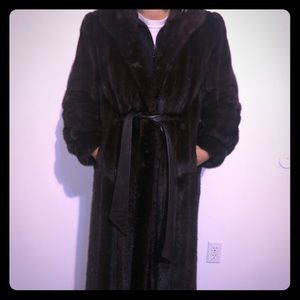 Mink fur coat